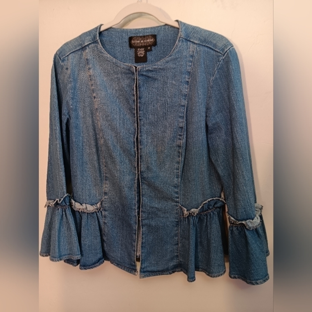 Live a Little Jean jacket sz‎ M
